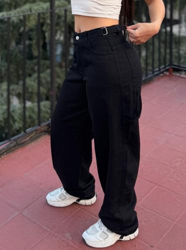 Baggy Negro C/reguladores - Miniatura 2