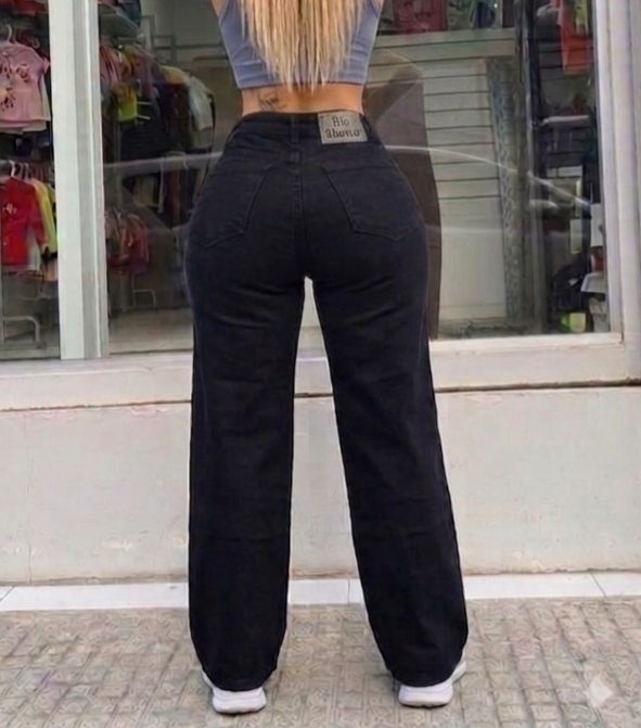 Wid Leg Elastizado Tiro Medio - Imagen 2
