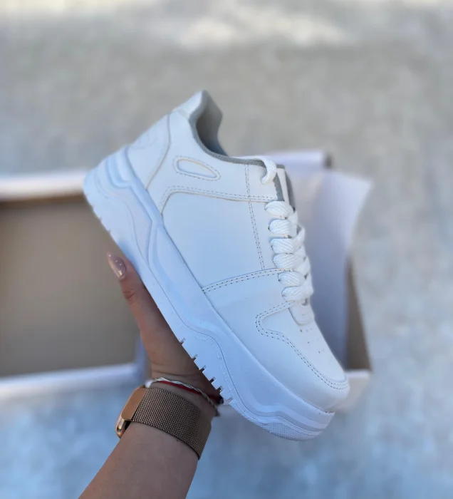 Zapatilla 047- Calidad Premium- Total White
