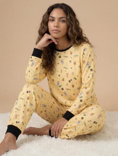 Pijama de Dama Mariené Frisado, Art.2610 - Miniatura 4