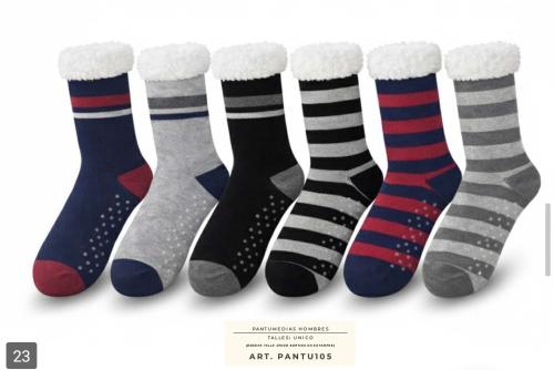 Pantumedias para Hombre C/antideslizante Linea Maxima
