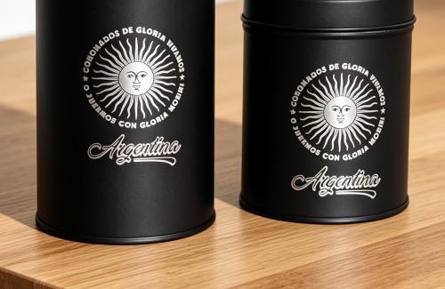 Set de Latas Sol de Mayo Yerbera y Azucarera - Miniatura 2