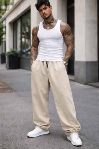 Pantalón Baggi Regulable Unisex en Friza Semi Peinada - Miniatura 3