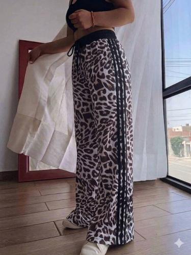 Pantalón Palazo Prints  Lycra Frisado