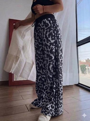 Pantalón Palazo Prints  Lycra Frisado - Miniatura 2