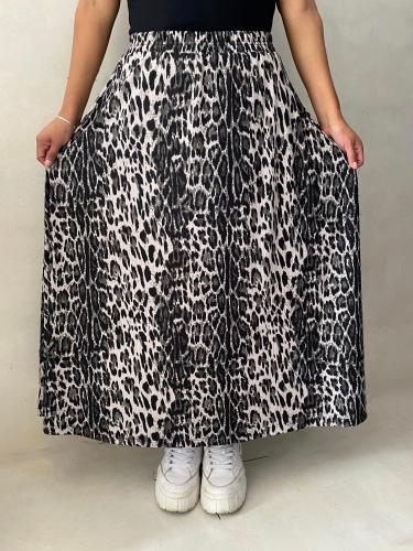 Maxi Pollera Animal Print