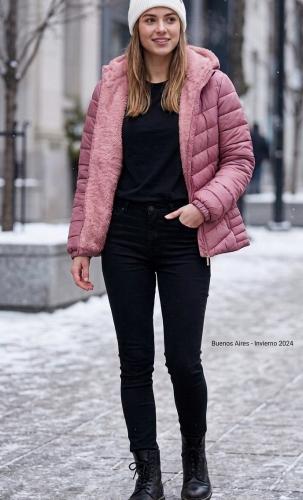 Campera de Mujer con Piel por Dentro( Pocas Unidades) - Miniatura 2