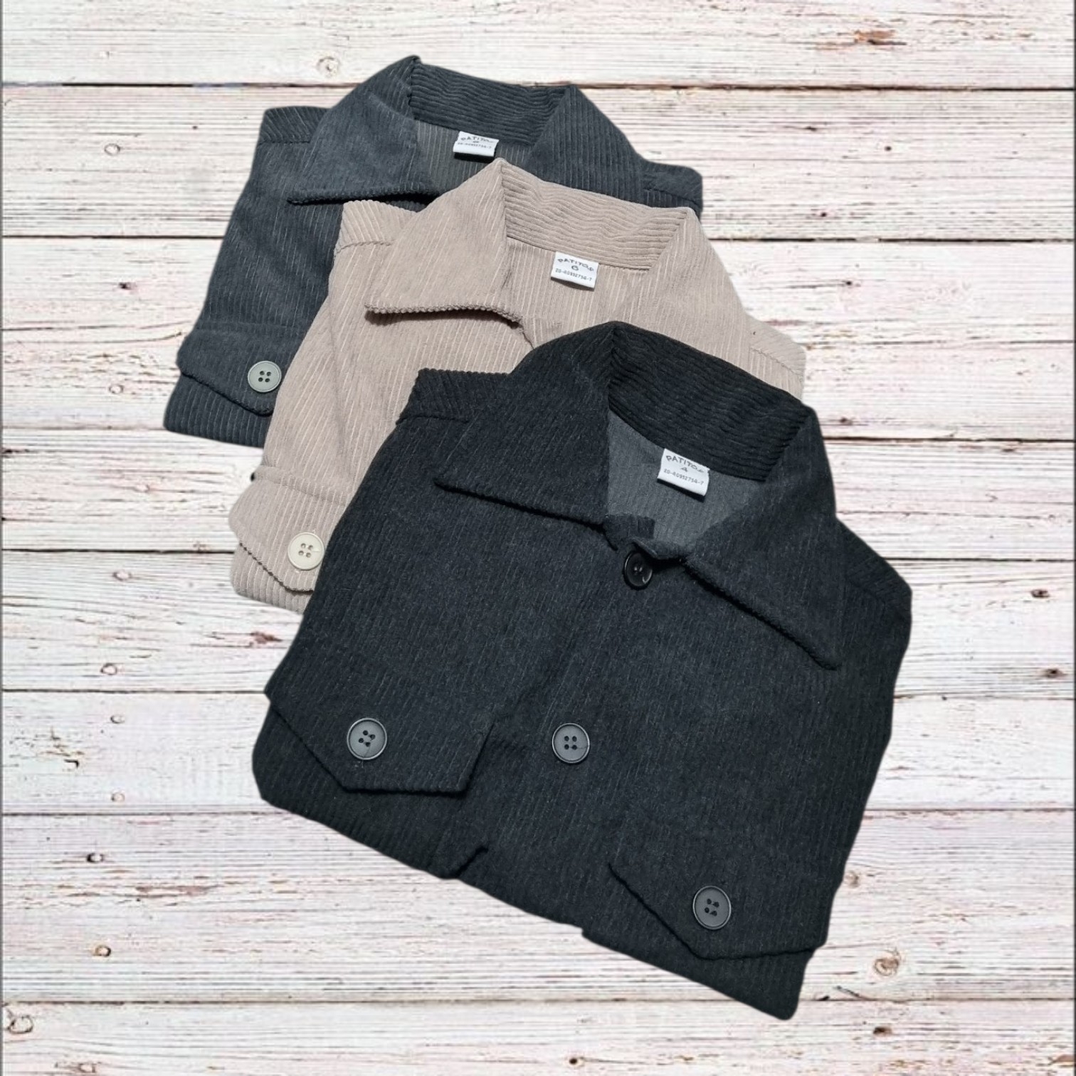 Camisacos de Corderoy  para Niños - Imagen 3
