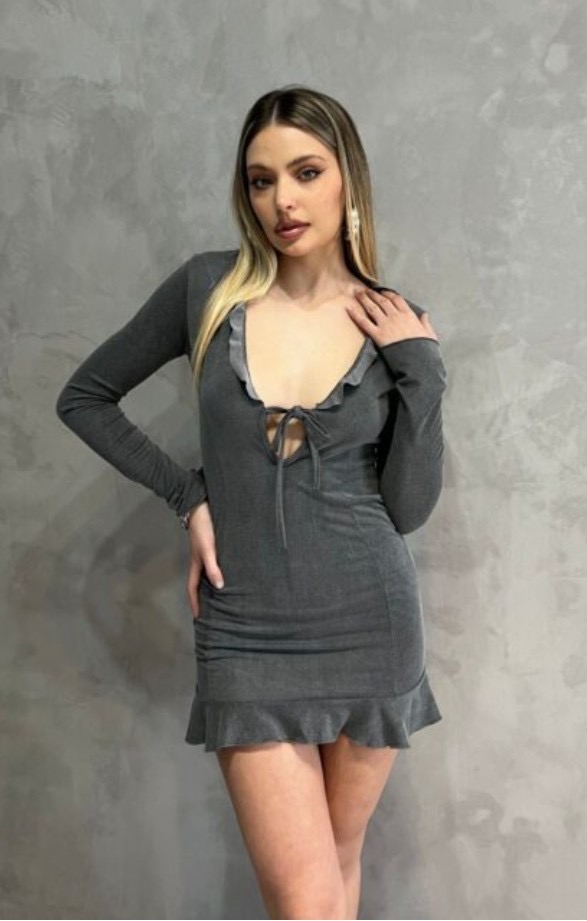Vestido con Volados Modal Acide Washed Símil Gamuza - 42c0a204-239d-48bf-8d2a-3705926d5842.jpeg