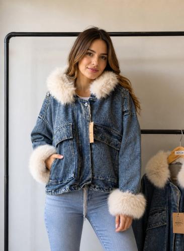Bomber de Jeans  Desmontable