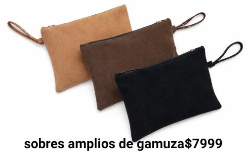 Sobres Amplios de Gamuza