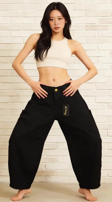 Pantalón Bagui Ballón Jeans