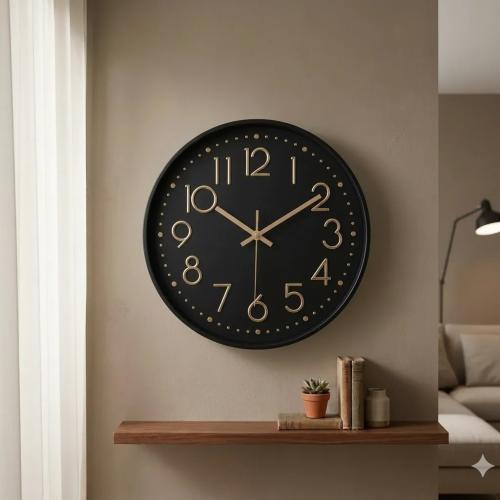 Reloj de Pared Moderno 29cm Diametro Clásico Silencioso - Miniatura 3