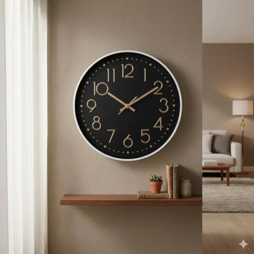 Reloj de Pared Moderno 29cm Diametro Clásico Silencioso - Miniatura 4