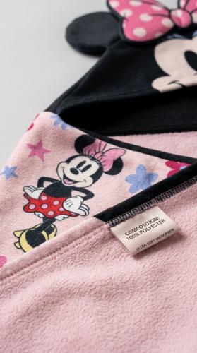Manta Capucha Minnie Disney Oficial - Corderito Abrigada Infantil Piñata - Miniatura 2