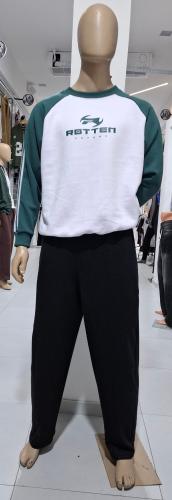 Buzo sin Capucha Friza Invisible Oversize