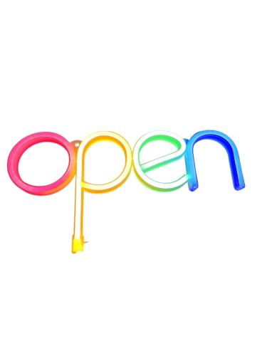 Letrero Neon Open Acrilico