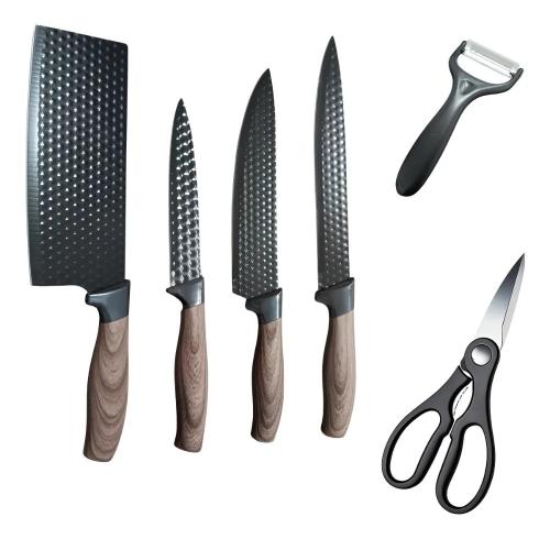 Set de Cuchillos de Cocina Henvo Advenco 6 Piezas Cerámico con Tijera y Pelapapas - Miniatura 3