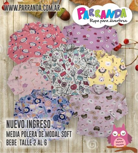 Poleras Bebe Modal Soft Estampadas - Miniatura 2