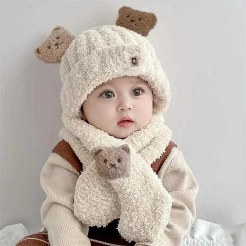 Conjunto  Gorro y Bufanda  Bebes  3 Meses a 2años