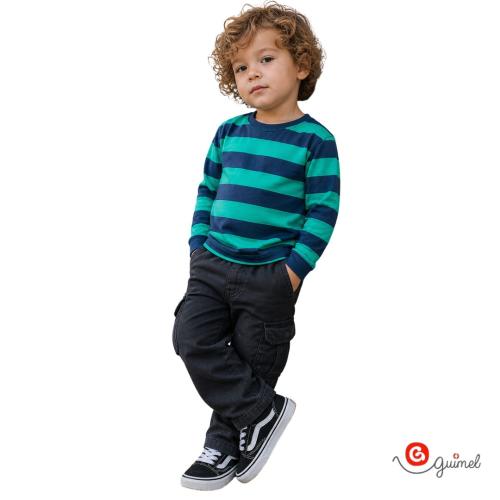 11143	remera Bb Mll Rayada