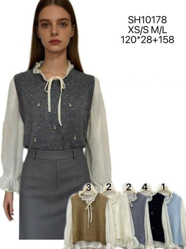 Camisa con Chaleco y Pins