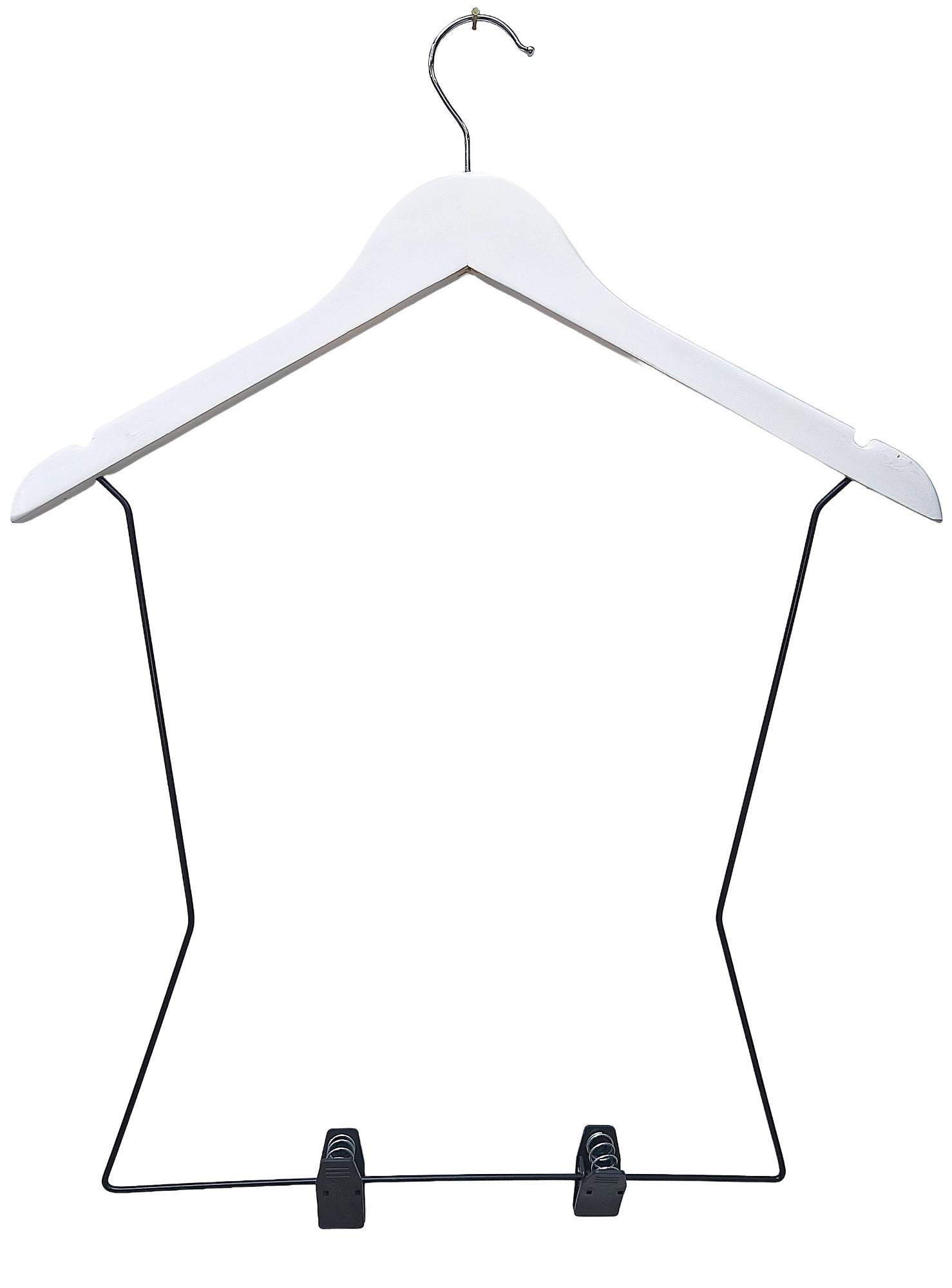 Percha Silueta con Broche - Imagen 2