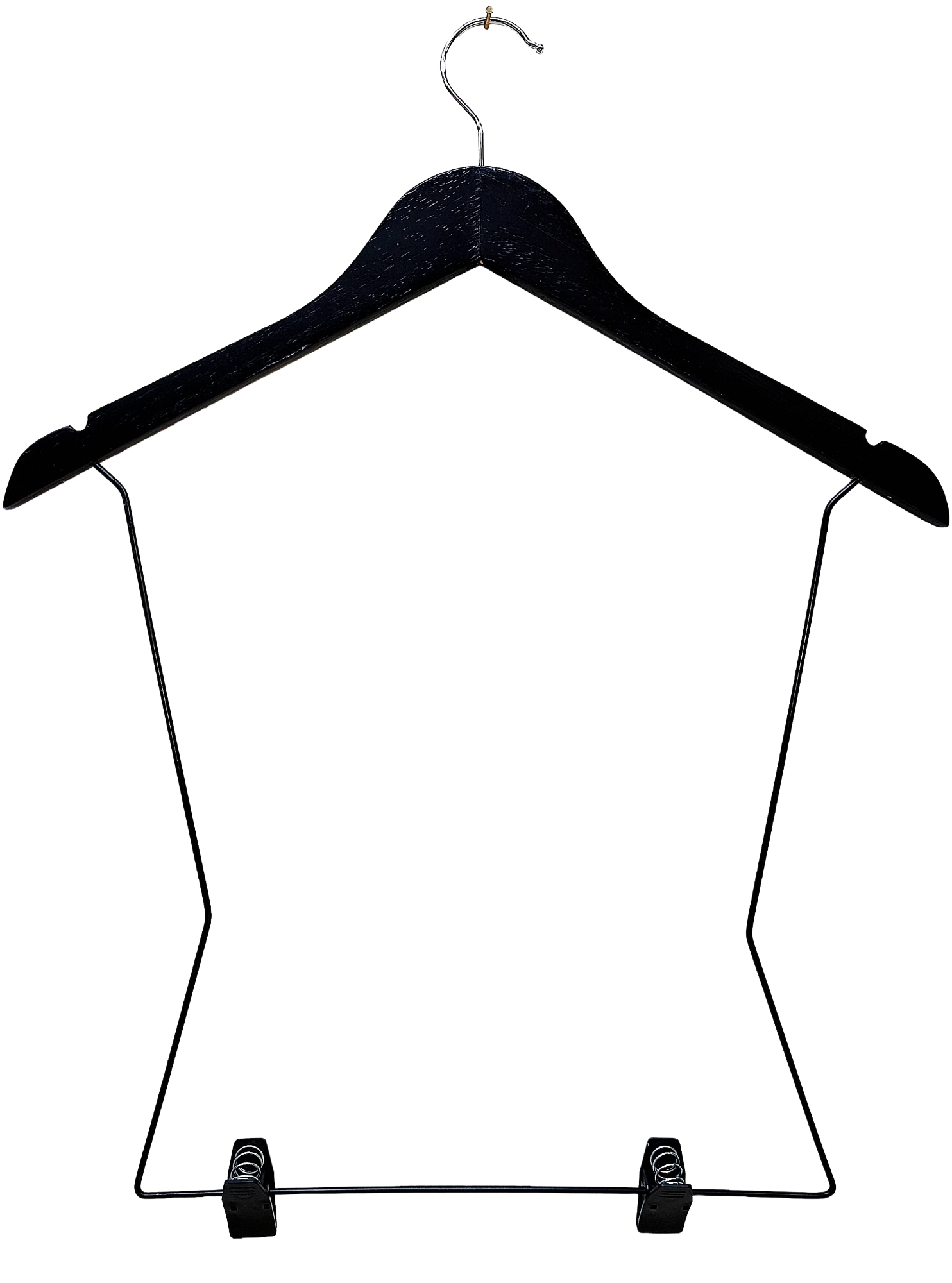 Percha Silueta con Broche - Imagen 3