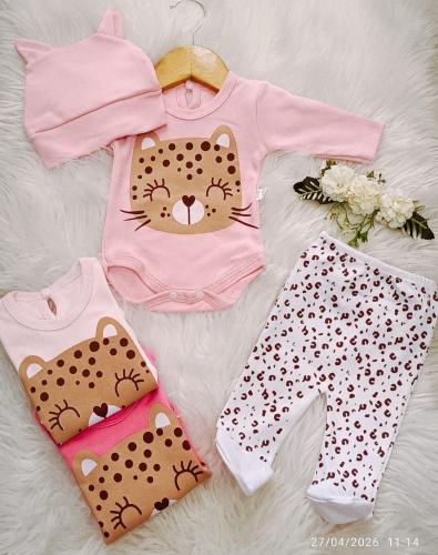 Set 3 Piezas Leopardita