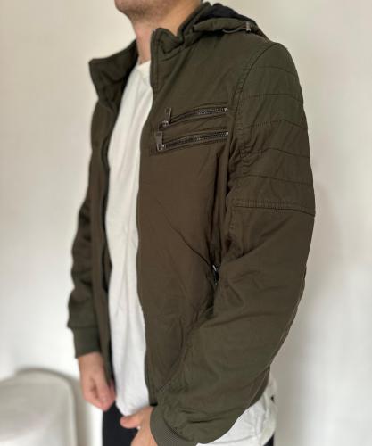 Camperas de Hombre  Tela  Gabardina con  Piel - Miniatura 2
