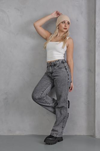Wide Leg Nevado Gris! Rigido