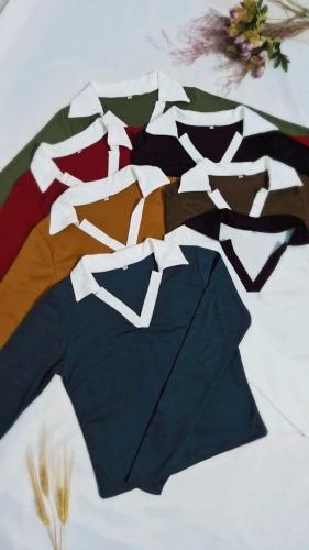 Camiseta Chomba Combinada - Miniatura 4