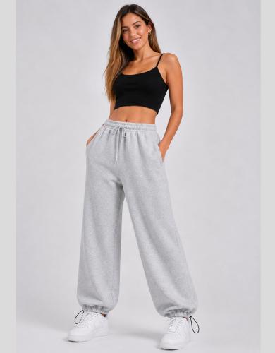 Pantalon Baggy Mujer Friza Jogging Puño Ajustable - Miniatura 3