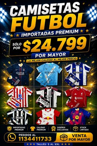 Camisetas de Futbol Importada Retro