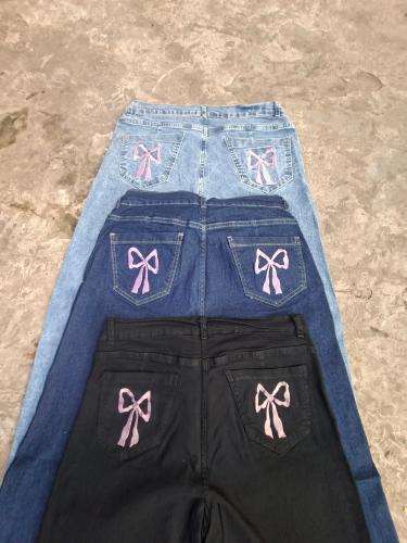 Wide Leg Bordado Talle Especial