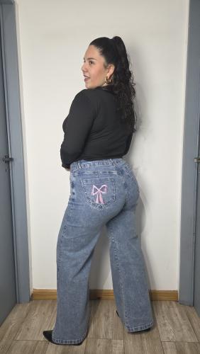 Wide Leg Bordado T.especial - Miniatura 6