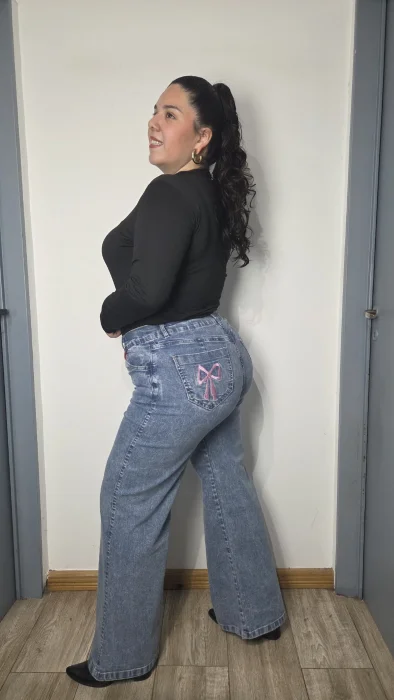 Wide Leg Bordado T.especial