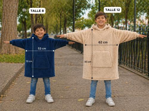 Buzo Manta Unisex para Niños Oversize - Miniatura 2