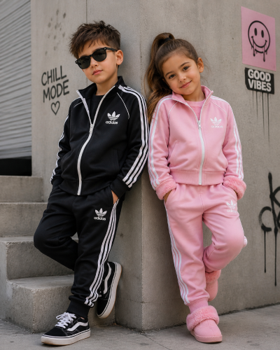Conjunto Adidas Retrô Niño  con Piel Interna Súper Abrigado