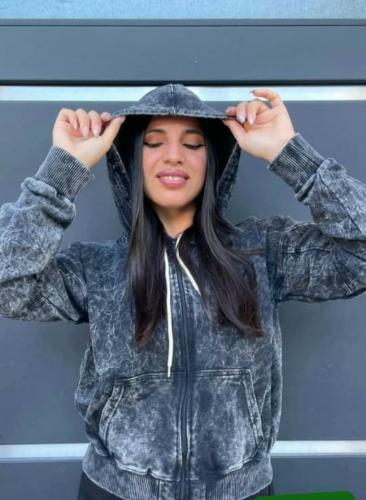 Campera de Frisa Peinada Nevado