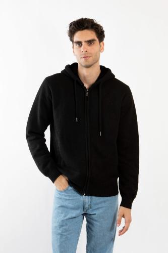 Sweater Camperita Tramado con Piel, Importada