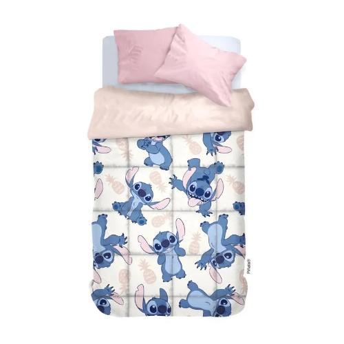 Acolchado Flannel Piñata Stitch 1 1/2 Plaza Extra Abrigo - Licencia Oficial Disney - Miniatura 5