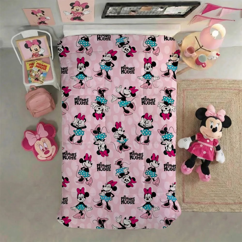 Acolchado Flannel Piñata Minnie Mouse 1 1/2 Plaza Suave Abrigado - Licencia Oficial - ACOLCHADOS-FLANNEL_MINNIE.webp_202605120728.jpeg