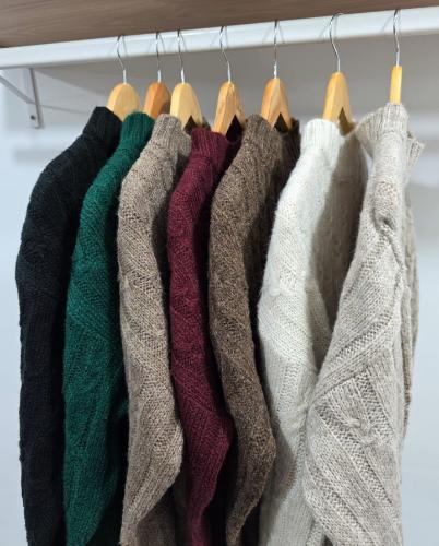 Sweaters Media Polera(lana Frizada) - Miniatura 2