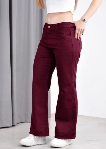 Wide Leg Bordo