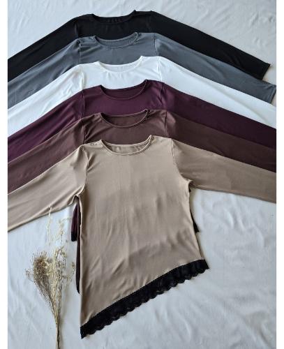 Camiseta con Puntilla - Miniatura 2