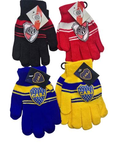 Guantes de Niños. Stitch, Boca, River, Spiderman. Araña