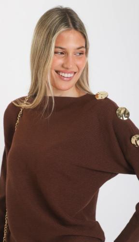 Sweater Botones Importado