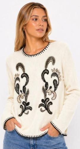 Sweater Bordado Importado