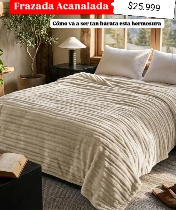 Frazada Acanalada